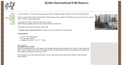 Desktop Screenshot of kyklosfolkdancers.org